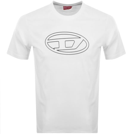 Product Image for Diesel T Just Bigoval T Shirt White