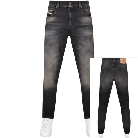 Product Image for Diesel D Strukt Slim Fit Dark Wash Jeans Black