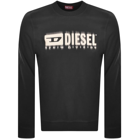 Product Image for Diesel S Ginn L8 Logo Sweatshirt Grey