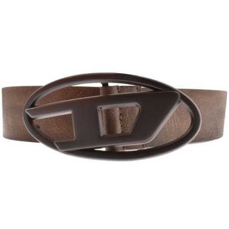 Product Image for Diesel Oval Reversible Logo Belt Brown