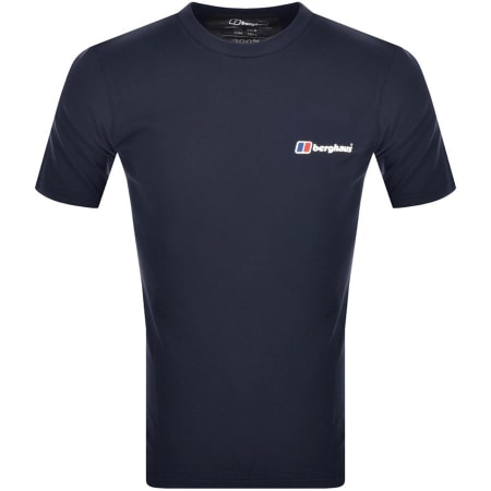 Product Image for Berghaus Organic Classic Logo T Shirt Navy