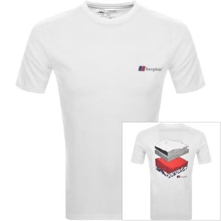 Product Image for Berghaus Geology Back Print T Shirt White