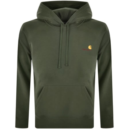 Product Image for Carhartt WIP Logo Hoodie Green