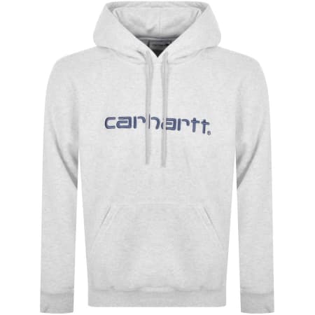 Product Image for Carhartt WIP Logo Hoodie Grey