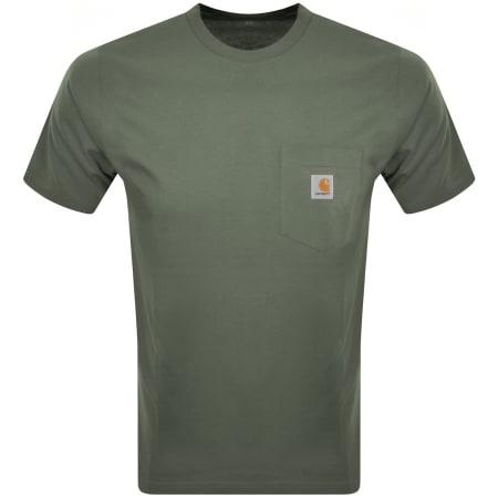 Product Image for Carhartt WIP Pocket Short Sleeved T Shirt Green