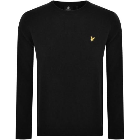 Product Image for Lyle And Scott Textured Jumper Black
