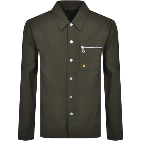 Product Image for Lyle And Scott Pocketed Overshirt Green