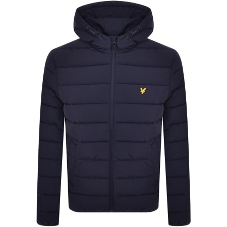 Product Image for Lyle And Scott Hooded Puffer Jacket Navy