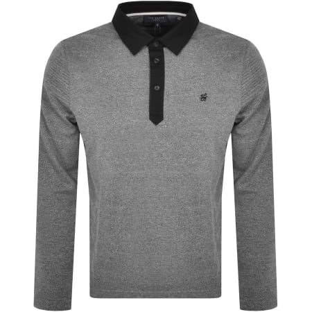 Product Image for Ted Baker Long Sleeve Razen Polo T Shirt Black