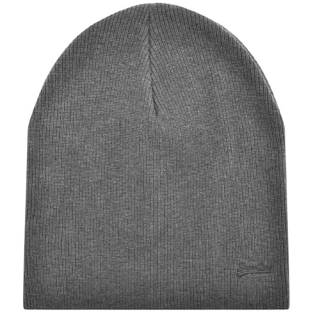 Product Image for Superdry Knit Beanie Hat Grey
