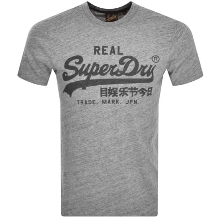 Product Image for Superdry Vintage VL T Shirt Grey