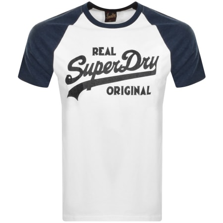 Product Image for Superdry Vintage Athletic VL T Shirt White
