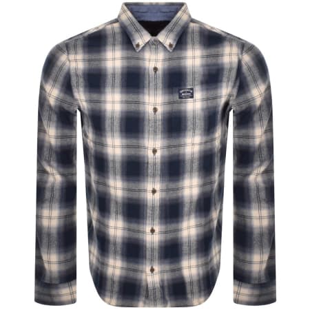 Recommended Product Image for Superdry Lumberjack Long Sleeved Shirt Navy