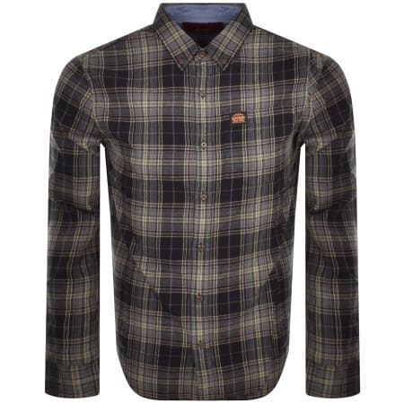 Product Image for Superdry Lumberjack Long Sleeved Shirt Black