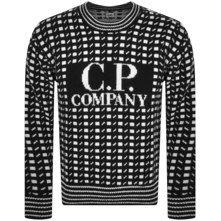 Product Image for CP Company Wool Jaquard Knit Jumper Black