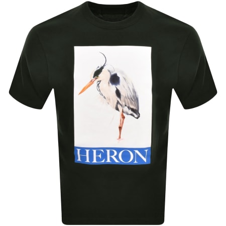 Product Image for Heron Preston Bird Painted Logo T Shirt Black