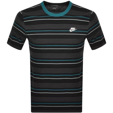 Product Image for Nike Sportswear Striped T Shirt Black