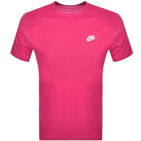 Product Image for Nike Crew Neck Club T Shirt Pink