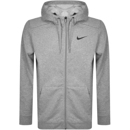 Product Image for Nike Training Full Zip Logo Hoodie Grey