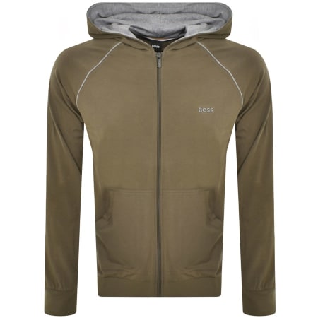 Product Image for BOSS Mix And Match Full Zip Hoodie Green