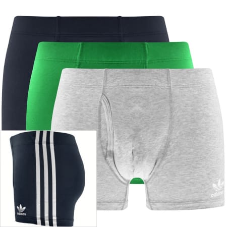 Product Image for adidas Originals Triple Pack Trunks Navy