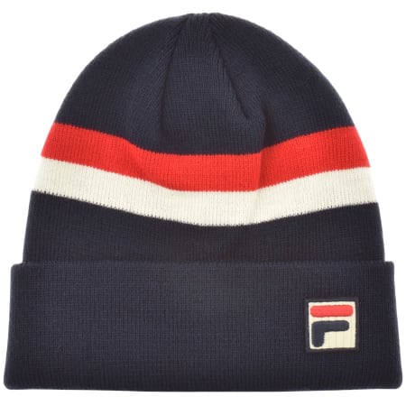 Product Image for Fila Vintage Linus Stripe Beanie Hat Navy
