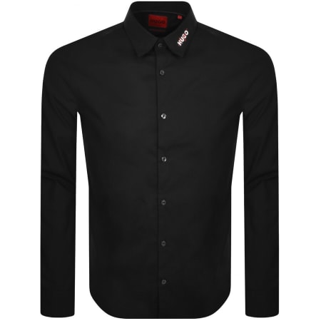 Tommy Jeans Long Sleeved Shirt Black | Mainline Menswear