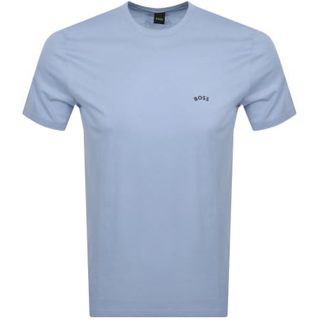 Product Image for BOSS Tee Curved T Shirt Blue