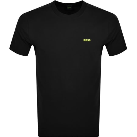 Product Image for BOSS Logo Crew Neck T Shirt Black
