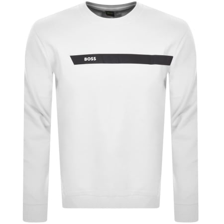 Product Image for BOSS Salbo 1 Sweatshirt White