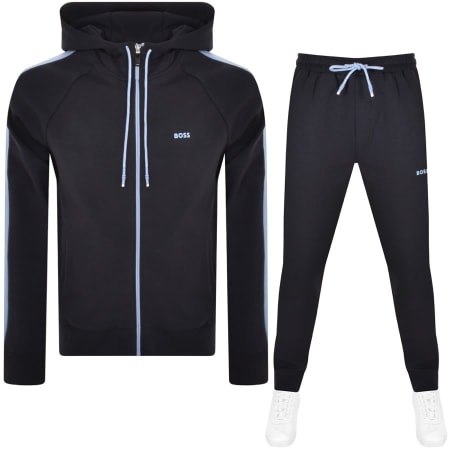 Product Image for BOSS Hooded Full Zip Tracksuit Navy