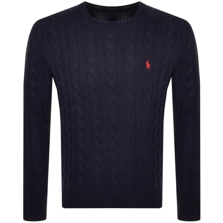 Recommended Product Image for Ralph Lauren Cable Knit Jumper Navy