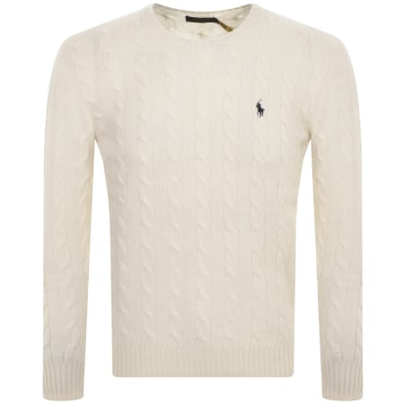 Product Image for Ralph Lauren Cable Knit Jumper Cream