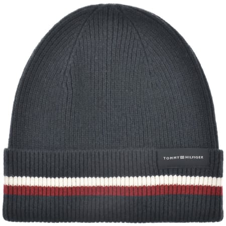 Product Image for Tommy Hilfiger Essential Flag Beanie Hat Navy