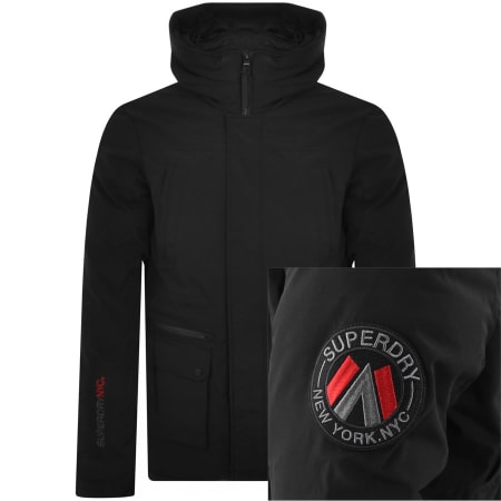 Product Image for Superdry City Padded Parka Jacket Black