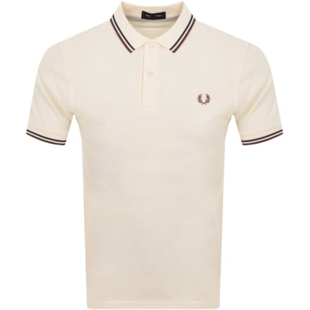 Recommended Product Image for Fred Perry Twin Tipped Polo T Shirt Cream
