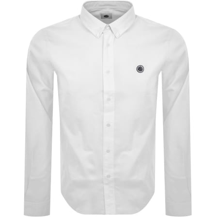 Product Image for Pretty Green Oxford Long Sleeve Shirt White