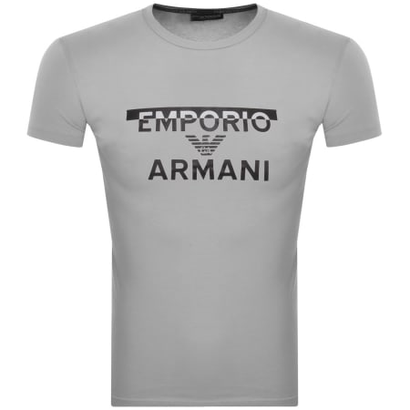 Product Image for Emporio Armani Lounge Logo T Shirt Grey