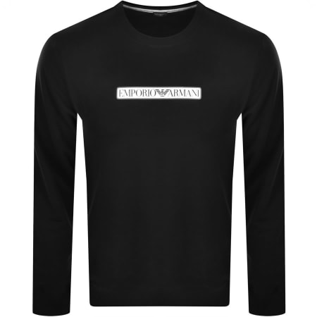 Product Image for Emporio Armani Loungewear Logo Sweatshirt Black