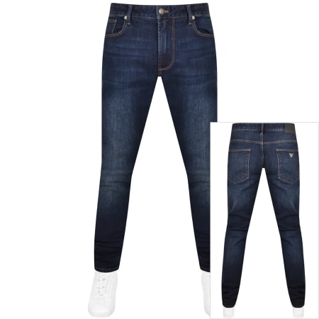 Product Image for Emporio Armani J06 Slim Fit Jeans Dark Wash Blue