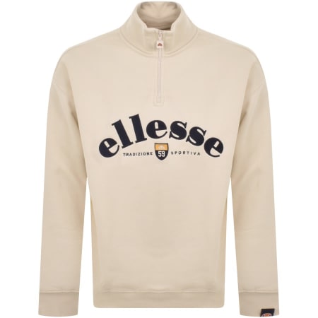 Product Image for Ellesse Roane Quarter Zip Sweatshirt White