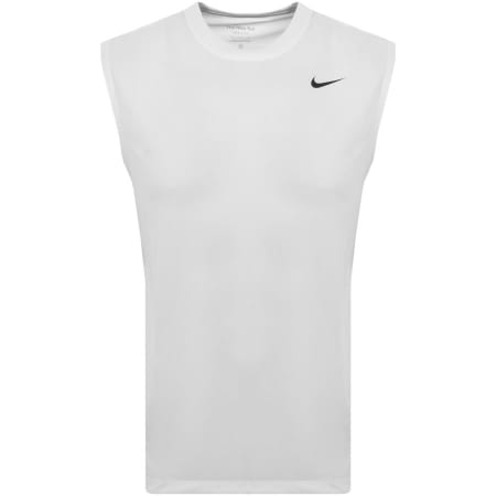 Product Image for Nike Training Dri Fit Logo Vest T Shirt White