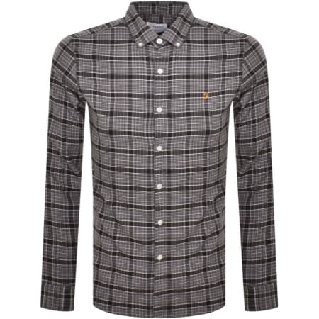 Recommended Product Image for Farah Fraser Check Long Sleeved Shirt Black