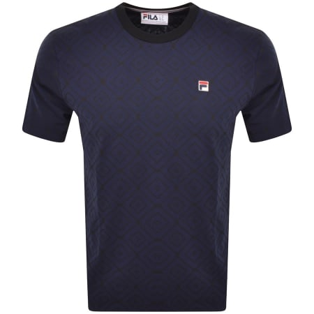 Product Image for Fila Vintage William Printed T Shirt Navy