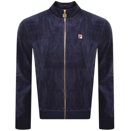 Product Image for Fila Vintage Full Zip Marc Velour Track Top Navy