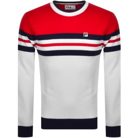 Product Image for Fila Vintage Siro Knit Jumper White