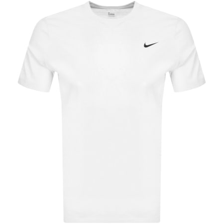 Product Image for Nike Training Dri Fit Logo T Shirt White