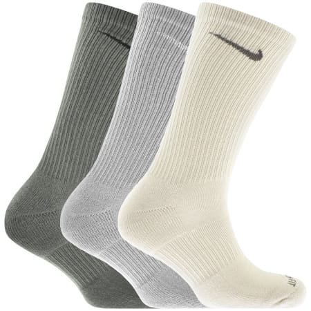 Recommended Product Image for Nike Training Three Pack Socks Grey