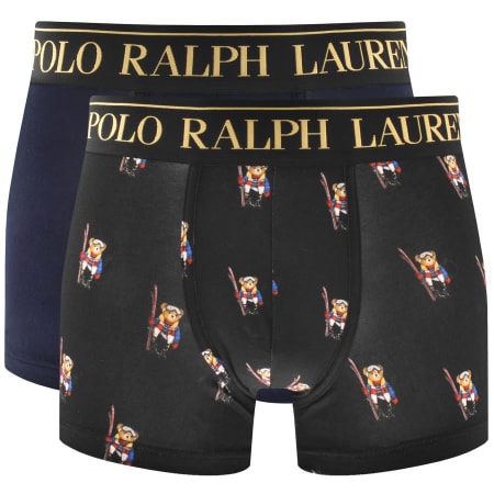 Product Image for Ralph Lauren Underwear 2 Pack Trunks Black