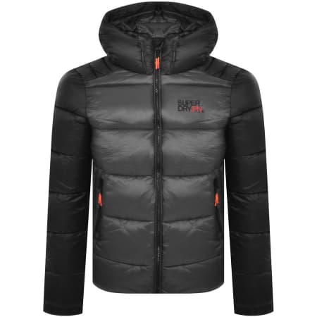 Product Image for Superdry Colour Block Sport Puffer Jacket Black